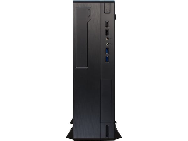 Inter-Tech IT-502, Työpöytä, PC, Musta, mikro ATX, Mini-ITX, 1U, Yläreuna