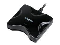 Akasa AK-CR-03BKV2 - SMART-kortleser - USB 2.0 - svart
