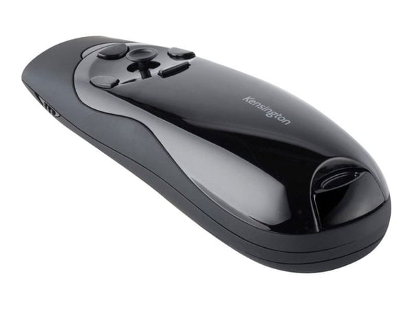 Kensington Presenter Expert Red Laser with Cursor Control - Presentasjonsfjernstyring - radio - svart