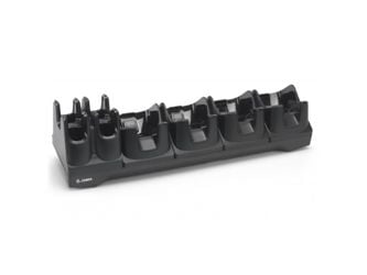 Zebra 4Slot Charge Only Cradle with 4Slot Spare Battery Charger - Håndholdt ladestativ + batterilader - utgangskontakter: 4 - for Zebra TC8000, TC8...