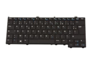 DELL K1N66, Tangentbord, Fransk, Tangentbord med bakgrundsbelysning, DELL, Latitude E7240