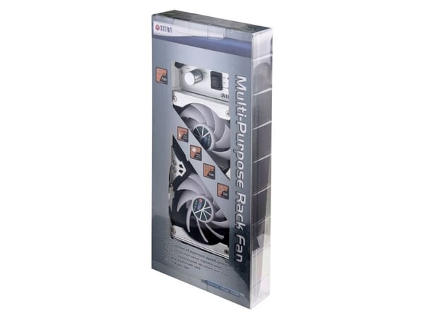 Titan TTC-SC09TZ(A), Fan, 9,2 cm, 2600 RPM, 25 dB, 106,2 cfm, Svart, Vit