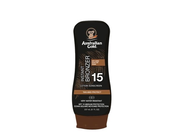 Australian Gold Sunscreen Lotion with Bronzer SP 15 -  237 ml