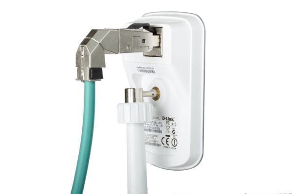 METZ CONNECT - Nettverkkontakt - RJ-45 (hann) dreining - skjermet - halogenfri, uten hindringer - rød