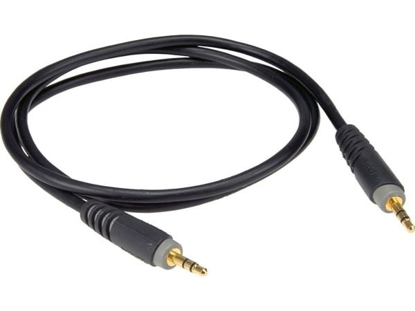 Klotz Jack 3,5mm - Jack 3,5mm kabel 0,9m sort