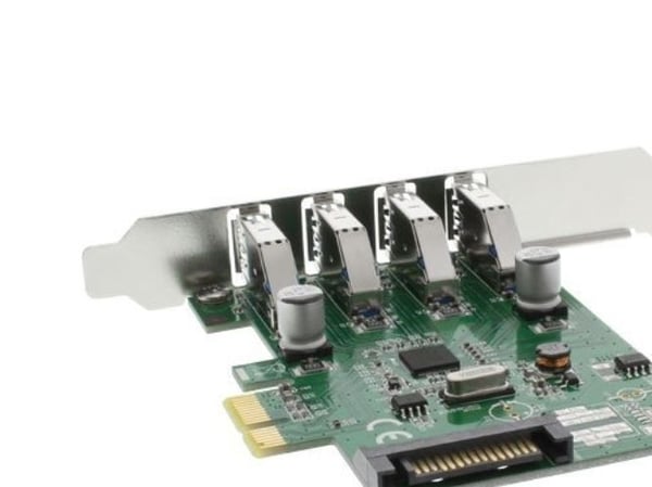 InLine 76661C, PCIe, USB 3.2 Gen 1 (3.1 Gen 1), Lavprofil, 5 Gbit/s, 90 mm, 1,31 mm