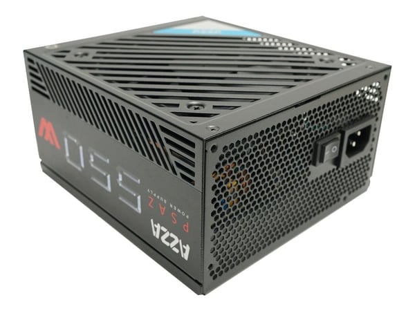 AZZA - Strømforsyning (intern) - ATX12V / EPS12V - 80 PLUS Bronze - AC 100-240/200-240 V - 550 watt - svart