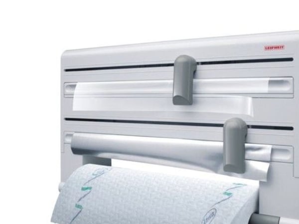 Leifheit 25703, Seinään kiinnitettävä paperipyyheteline,, Valkoinen