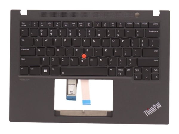 Sunrex - Erstatningstastatur for bærbar PC - med Trackpoint - bakbelysning - Engelsk - svart - med toppdeksel - for ThinkPad T14s Gen 3 21BR, 21BS