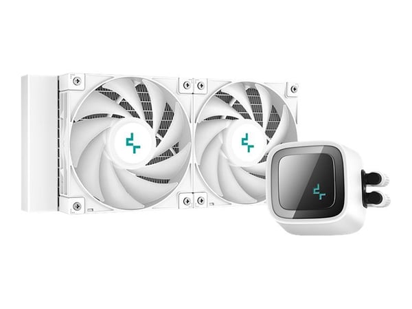 Deepcool LS520 WH - Væskekjølesystem for prosessor - Radiatorstørrelse: 240 mm - (for: LGA1155, LGA2011, LGA1150, LGA2011-3, LGA1151, AM4, LGA2066,...
