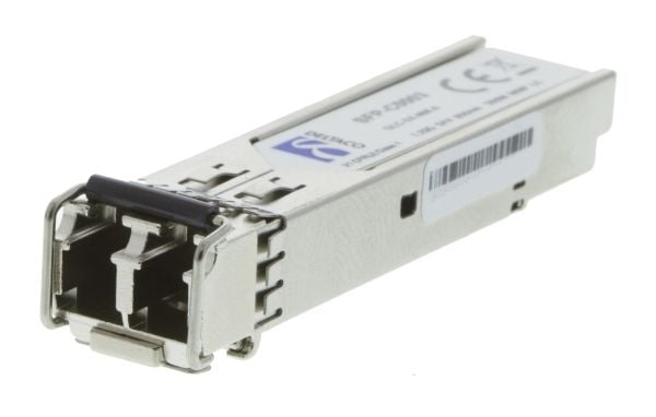 DELTACO - SFP (mini-GBIC) transceivermodul - 1GbE - 1000Base-SX - LC multimodus - opp til 550 m - 850 nm