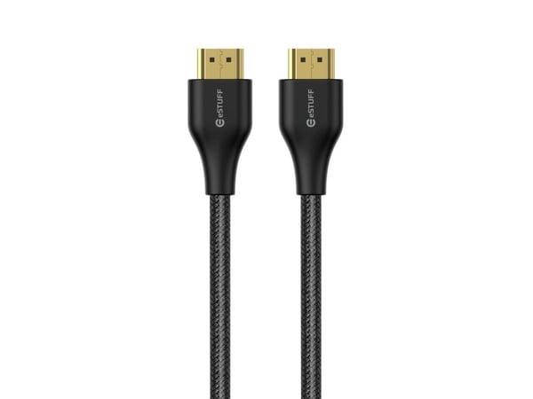 eSTUFF ES606014, 2 m, HDMI-tyyppi A (vakio), HDMI-tyyppi A (vakio), 7680 x 4320 pikseliä, 3D, Musta