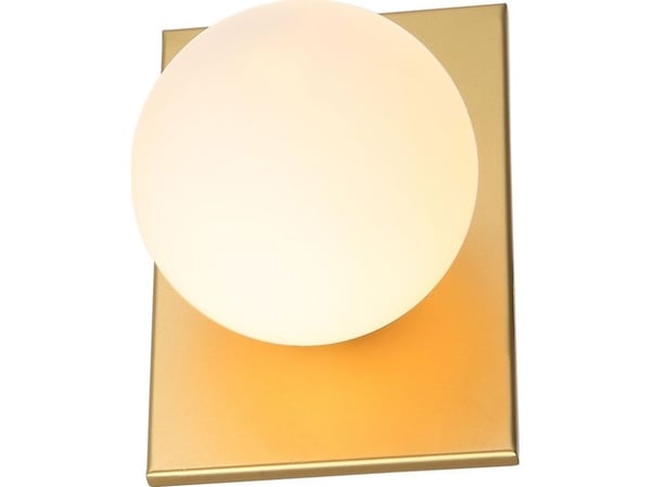 Vegglampe Italux moderne gull Mediamo MBM-4597/1 GD