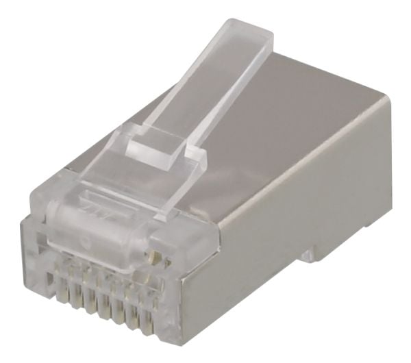 DELTACO MD-21S - Verkkoliitin - RJ-45 (uros) - CAT 6a (pakkaus 20 kpl)
