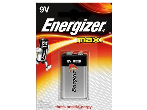Energizer - Batteri 9V - alkaliskt