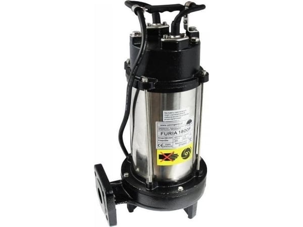 Omnigena dränkbar pump WQ 1800 FURIA med skär