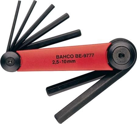 Bahco BE-9777, 2.5,3,4,5,6,8,10 mm, 410 g