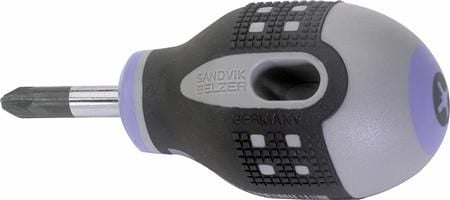 BAHCO ERGO ruuvimeisseli BE-8802Tumbling, Pozidriv® lovi PZ2terä25mm, kahva 36x58mmkokonaispituus 83mm