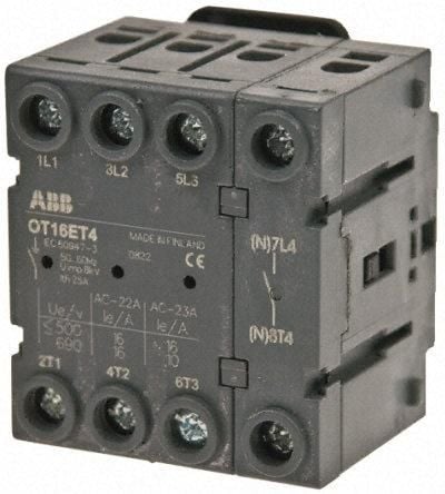 ABB OT63FT4N2, Frånskiljare, Grå, 4P, IP20, 70 mm, 69 mm