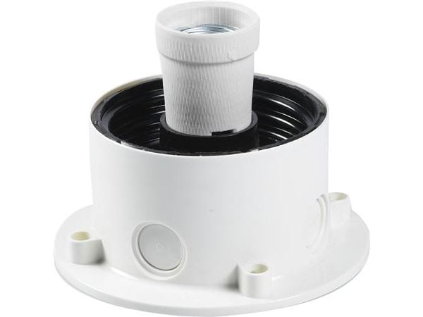 Varta tak-/vegglampe 60W, Ø130 mm, hvit, E27 - STANDARD