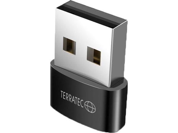 Terratec C20, USB A-tyyppi, USB Type-C, Mies, Musta, Windows 10, Mac OS X 10.8 Mountain Lion