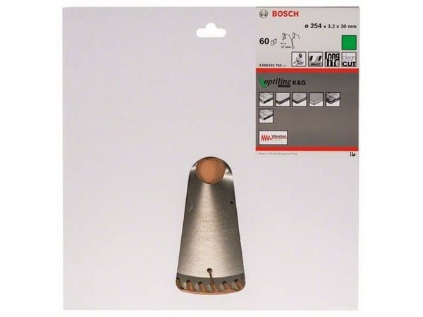 Bosch RUNDSAVKLINGE OPTILINE 60T Ø254X3,2X30MM
