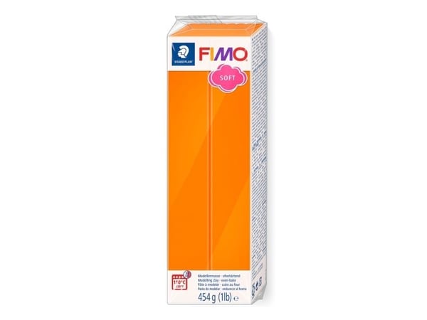 Staedtler FIMO 8021, Modelleringsleire, Oransje, 1 stykker, 1 farger, 110 °C, 30 min