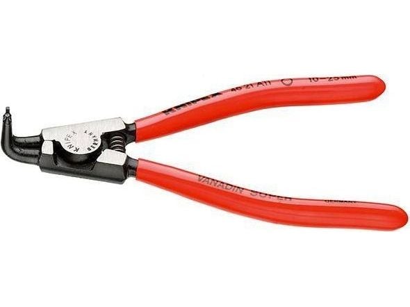 Knipex 46 21 A31, Låseringtang, Kromvanadiumstål, Plast, Rød, 200 mm, 219 g