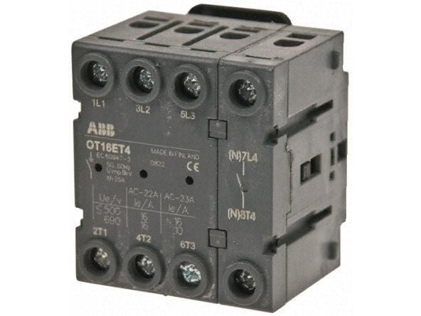 ABB OT25FT4N2, Frånskiljare, Grå, 4P, IP20, 48,5 mm, 54 mm