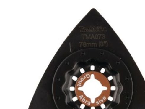 Makita TMA073 - Sanding plate - delta - grovkorn: 20 - 78 mm - for Makita DTM51Z, DTM51ZJX2; MT Series M9800KX4
