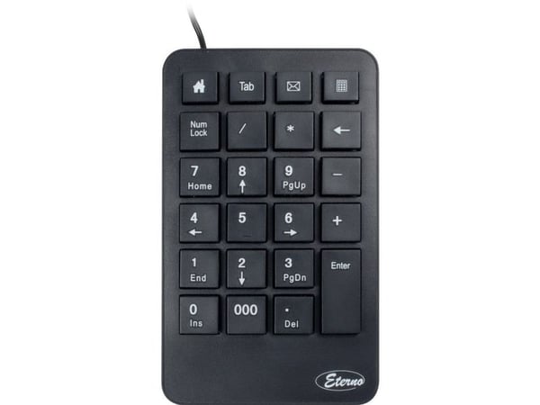 Eterno KB-120 - Tastegruppe - USB - løsvekt
