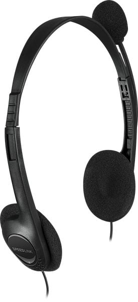 SPEEDLINK ACCORDO - Hodesett - on-ear - kablet - svart