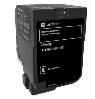 Lexmark 74C2HK0, 20000 sivua, Musta, 1 kpl