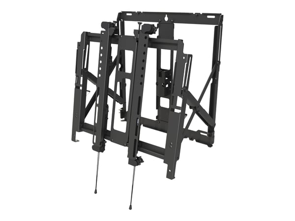 Peerless-AV SmartMount Full Service Video Wall Mount with Quick Release DS-VW755S - Monteringssett (veggmontering) - for videovegg - svart pulverja...