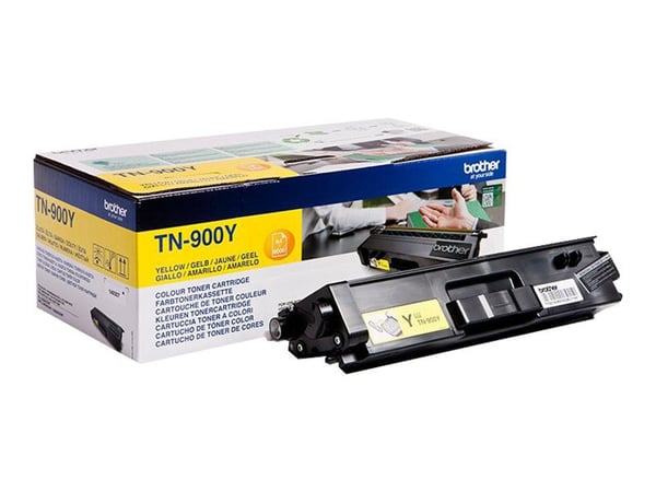 Brother TN900y - Gul - original - tonerpatron - for Brother HL-L9300CDWTT, MFC-L9550CDWT