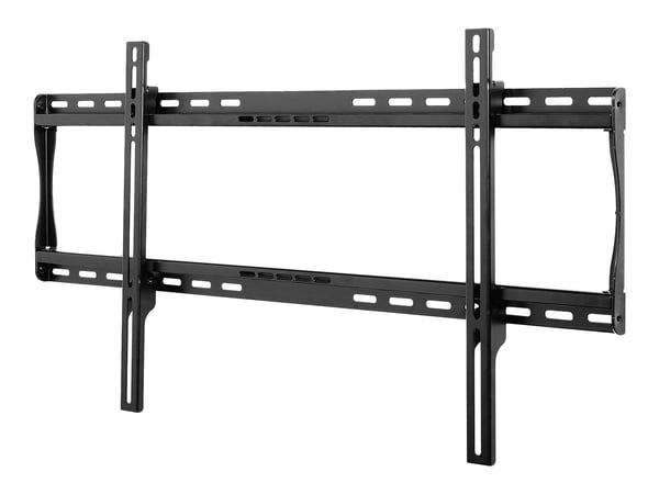 Peerless SmartMount Universal Flat Wall Mount SF660P - Monteringssett (veggplate, brakett) - for flatpanel - svart - skjermstørrelse: 39"-80" - mon...
