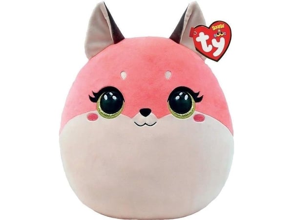 TY INC. tyyny maskotti TY Squish-a-Boos ROXIE vaaleanpunainen kettu 22cm 39223 TY INC. tyyny maskotti TY Squish-a-Boos ROXIE vaaleanpunainen kettu 22cm 39223