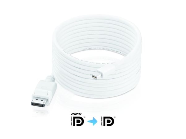 PureLink IS1100-015, 1,5 m, Mini DisplayPort, DisplayPort, Uros, Uros, Valkoinen