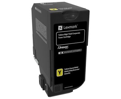 Lexmark 74C2HYE, Keltainen, 1 kpl