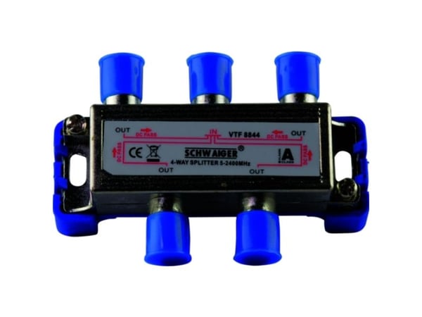 Schwaiger VTF8844 241, kaapelinjakaja, 5 - 2400 Mhz