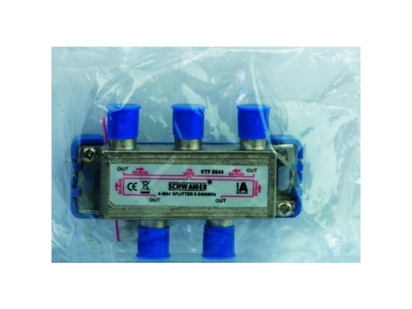Schwaiger VTF8844 241, kaapelinjakaja, 5 - 2400 Mhz