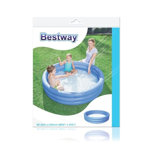 Bestway 51026, Oppblåsbart basseng, 282 l, Rund, 2 år, Vinyl, Blå, Grønn, Rød