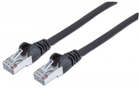 Intellinet 7.5m Cat6 S/FTP, 7,5 m, Cat6, S/FTP (S-STP), RJ-45, RJ-45, Sort