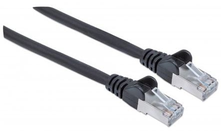 Intellinet 7.5m Cat6 S/FTP, 7,5 m, Cat6, S/FTP (S-STP), RJ-45, RJ-45, Sort