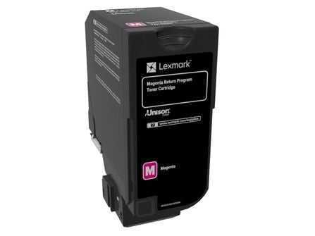 Lexmark 74C20M0, 3000 sivua, Magenta, 1 kpl