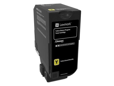 Lexmark 74C20Y0, 3000 sivua, Keltainen, 1 kpl