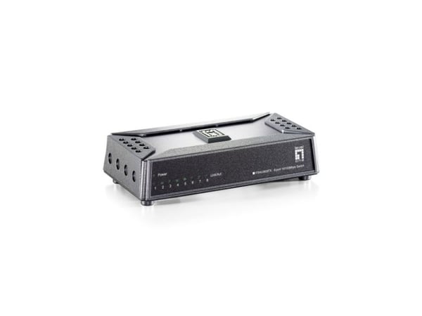 LevelOne FSW-0808TX - Switch - 8 x 10/100 - stasjonær