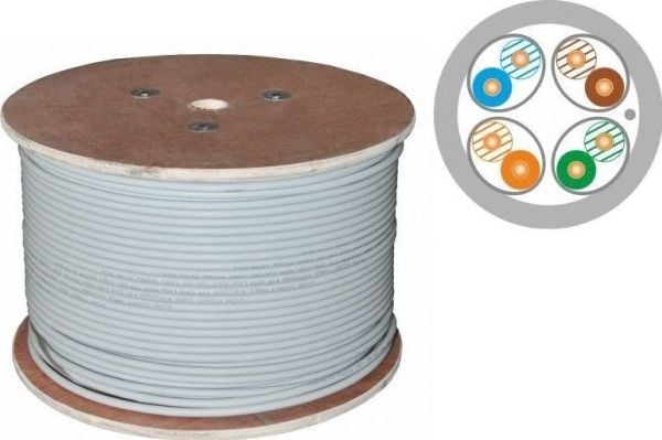 Alantec KIF6ALSOH500D, 500 m, Cat6a, U/FTP (STP)