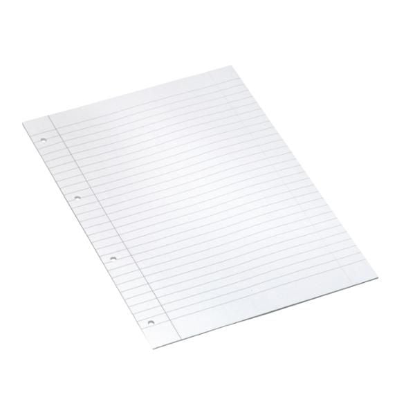 Arbetsblad A4 linjerade 80g (förpackning med 500 ark)