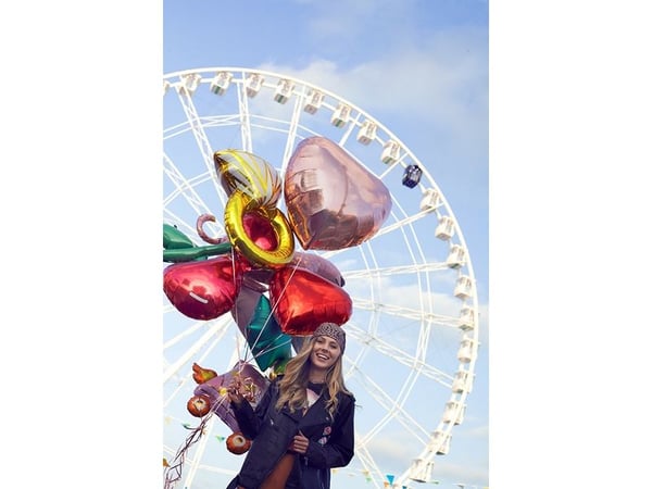PartyDeco FB103, Lekeballong, Folie, Flerfarvet, Fest tema, Figur, 600 mm